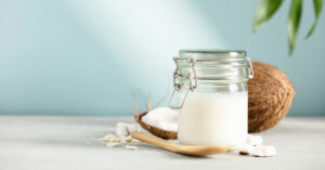 kokosolie en kokosvet